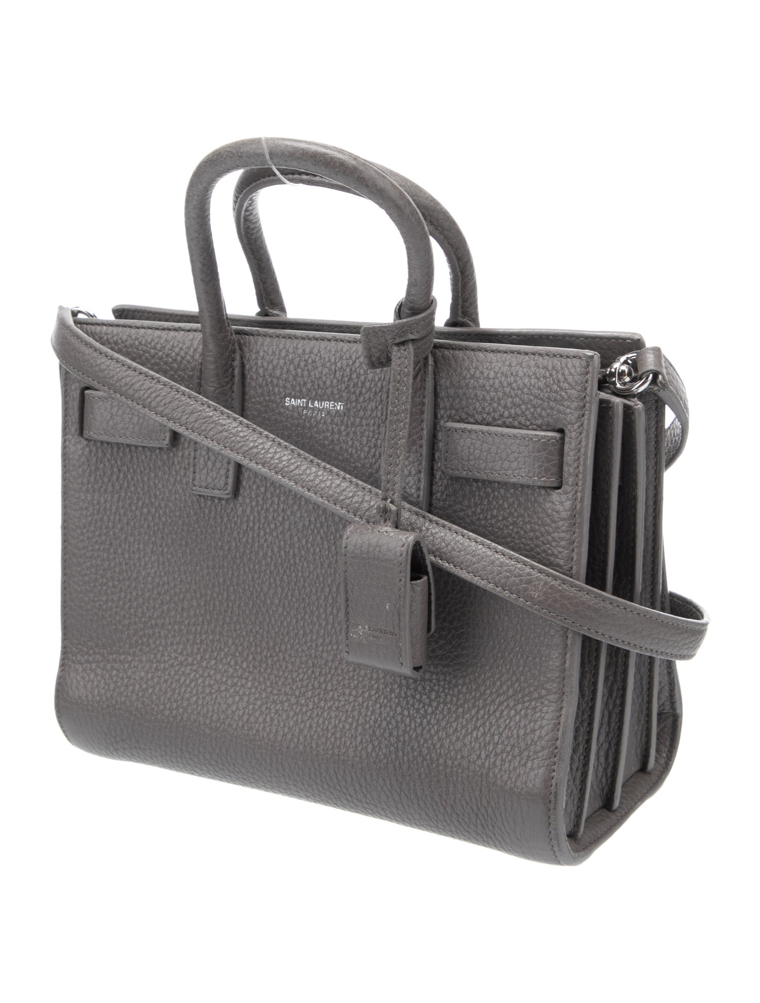 Saint Laurent Leather Sac De Jour Nano